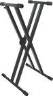On-Stage Stands KS7291 Heavy-Duty Double-Braced X-Style Keyboard Stand with EGRO-LOK System