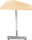 On-Stage Stands WSC7500MG 45 Degree Angled Corner Desk Extension (Maple Wood & Gray Steel Finishes, for use with WS7500MG)