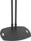 Premier PSD-TL84B Lightweight Reinforced Floor Stand for Plasma TVs with 2x 84" Black Poles