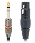 Cable Up XF3-P3-50 50 ft 1/4" TRS Male to XLR Female Balanced Cable