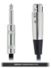 Cable Up XF3-PM2-ES-5 5 ft XLR Female to 1/4" TS Male Unbalanced Cable with Silver Contacts