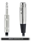 Cable Up XF3-PM3-ES-10 10 ft 1/4" TRS Male to XLR Female Balanced Cable with Silver Contacts