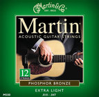 Martin M500-MARTIN M500 12 String Phosphor Bronze Extra Light Phosphor Bronze 12-String Acousitc Guitar Strings