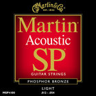 Martin Strings MSP4100 Light Martin SP Phosphor Bronze Acoustic Guitar Strings