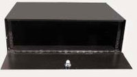 Nigel B Design NB-2RUPM Extra-Large Pole Mount Locking Plenum Equipment Box, Fitted with 2x 2RU Rack Rails