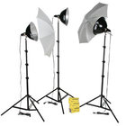 Smith Victor KT1500U 1500W, 3-Light, Intermediate Lighting Kit (401433)