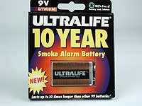 Interstate Battery LIT1001 Lithium Smoke Alarm Battery, 9V