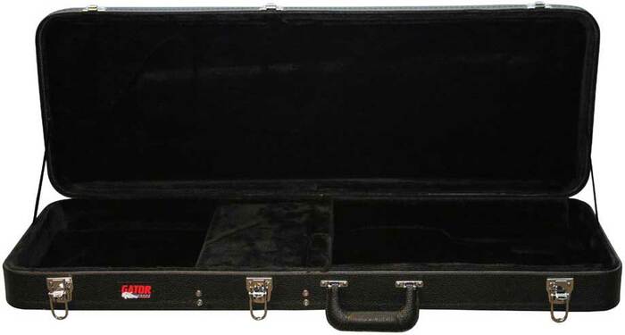 Gator GWE-ELEC-WIDE Hardshell Wood Electric Guitar Case For Wide Body Guitars