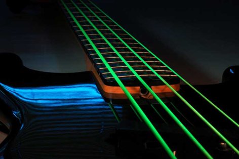 DR Strings NGB-45 Medium NEON HiDef SuperStrings Electric Bass Strings In Green