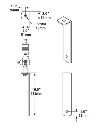 ETC MPARHBK MultiPar Source Four Hanger Bracket Kit