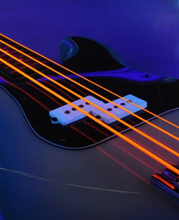 Dr Strings Nob 45 Medium Neon Hidef Superstrings Electric Bass
