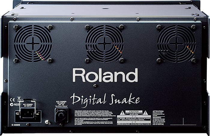 Roland Professional A/V S4000S-MR Digital Snake Modular Rack, Empty
