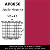 Apollo Design Technology AP-GEL-8850 Gel Sheet, 20"x24", Apollo Magenta