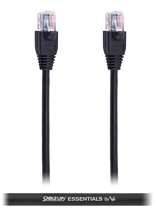 Cable Up CAT5E-150-BLK 150 Ft CAT5E Cable With Black Jacket