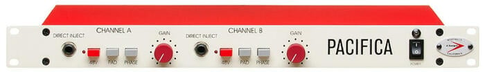 A-Designs Pacifica 2-Channel Solid-State Stereo Microphone Preamp/DI With Pad