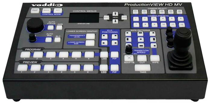 Vaddio ProductionVIEW HD MV Camera Control Console With 6x2 Seamless Switcher
