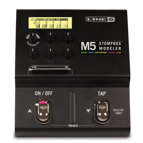 Line 6 M5 Stompbox Modeler Guitar Multi-FX Pedal With 24 Customizable Effects