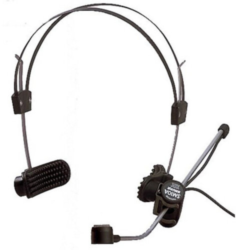 Shure SM10A-CN Cardioid Dynamic Headworn Mic With 5' XLR Cable And Belt Clip