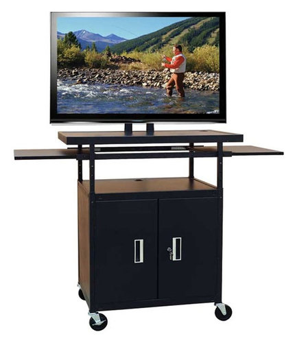 Hamilton Buhl PLCAB5434E Cart, LCD Flat Panel, Height Adjustable From 34"-54"