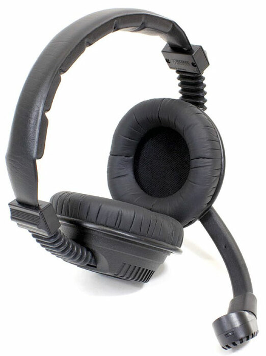 Williams AV MIC 068 Heavy-Duty Dual-Muff Headset Microphone With 2x 3.5mm Plugs