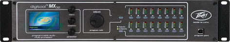 16 in 16 out dsp system processor by peavey digitool mx32 full
