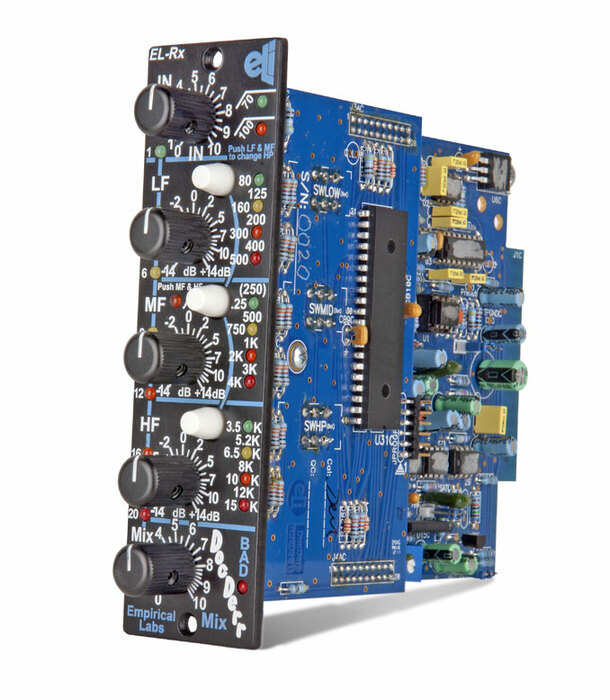 Empirical Labs ELRX-V-DOCDERR EL/Rx-V Doc Derr 500 Series Instrument Preamp With Vertical Faceplate