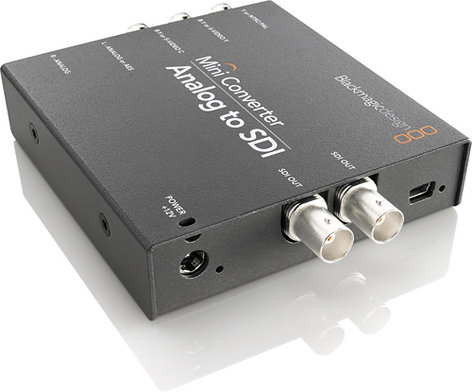 Blackmagic Design Mini Converter Analog to SDI HD/SD Component, NTSC, PAL, Or S-video Input To SDI Outputs Converter