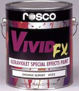 Rosco Vivid FX 1qt Of Scarlet Red Vinyl Acrylic Paint