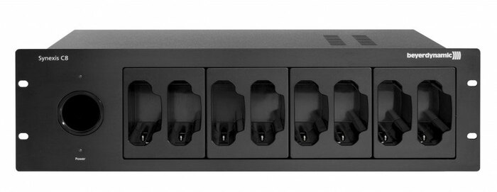 Beyerdynamic SYNEXIS-C-8 8-Bay Rack Mount Charger For Synexis TP / RP Transmitters And Receivers