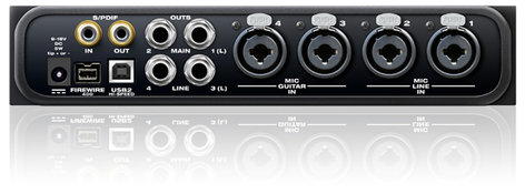 MOTU 4pre 6x8 FireWire, USB 2.0 Audio Interface With 4 Mic Preamps