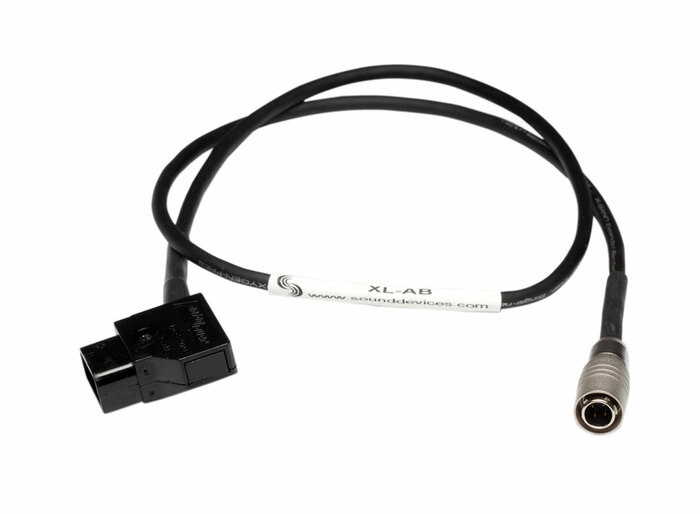Sound Devices XL-AB 24" Connection Cable, D-Tap To Hirose 4-Pin