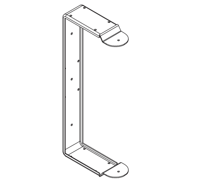 Electro-Voice MB200W Wall / Ceiling U-Bracket Kit, White