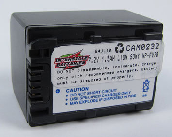 Interstate Battery CAM0232 Replacement Battery For Sony Camcorders