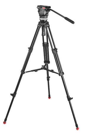 Sachtler 1001 System Ace M MS Tripod System For Smaller Cameras With Mid-Level Spreader