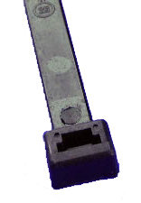 All States RT-350 1000x 3.8" Black Nylon Cable Ties With 18 Lbs Of Tensile Strength