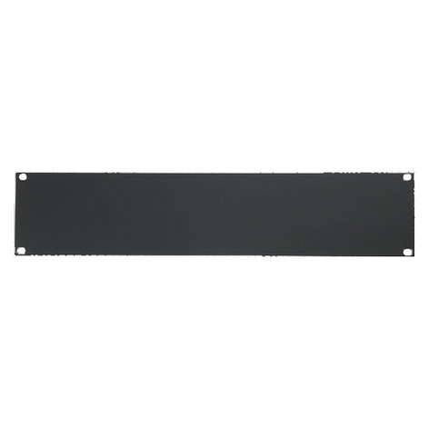 Atlas IED CB3 Blank Rack Panel, 3 RU, Black