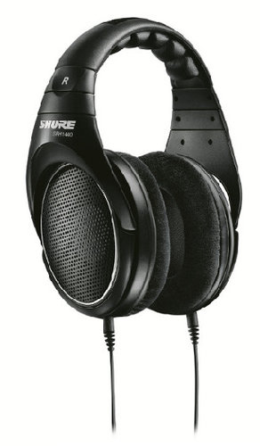 Shure SRH1440 Professional Open-Back Headphones With Detachable Cable And Velour Ear Cushions
