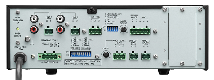 TOA BG-2060 CU Mixer Amplifier, 60W