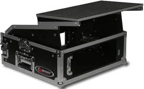 Odyssey FRGS802 Combo Rack Case, 10 Unit Top Rack, 2 Unit Bottom Rack