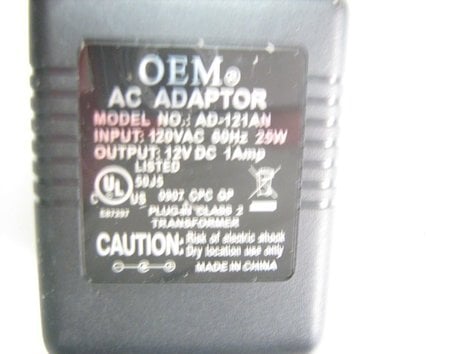 M-Audio 4000-50355-00 M-Audio/Axiom Keyboards Power Supply
