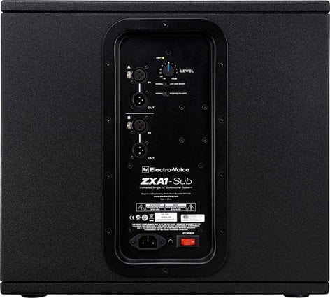 Electro-Voice ZXA1-SUB-120V 12" 700W Active Subwoofer, Black
