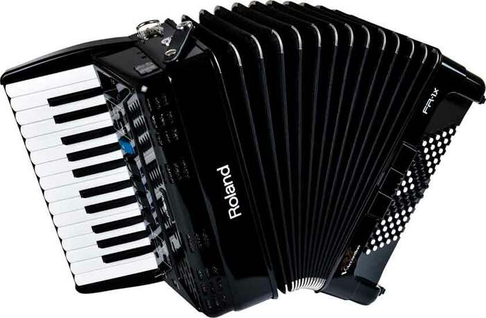 Roland FR-1X V-Accordion - Black Compact Digital Piano-style Accordion With Speakers