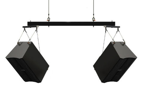 Adaptive Technologies Group SAS-2WA-86 Steerables 2-Way Speaker Rigging And Aiming System, 86", 450lb WLL