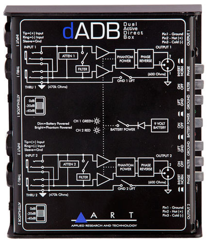 ART dADB Dual Active Direct Box