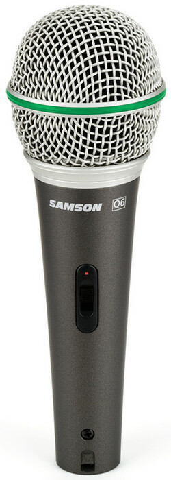 Samson Q6 Supercardioid Dynamic Handheld Microphone With On/Off Switch