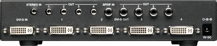 tvONE 1T-DA-564 DVI Distribution Amplifier With Audio And HDCP 1x4