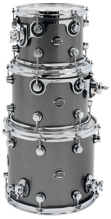 DW DRPLTMPK03T Performance Series HVX Tom Pack 3T In Lacquer Finish: 8x10", 9x12", 12x14"