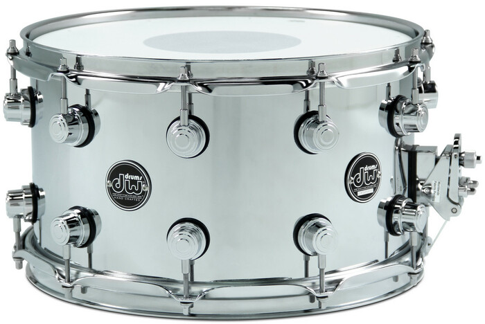 DW DRPM0814SSCS 8" X 14" Performance Series Steel Snare Drum In Chrome