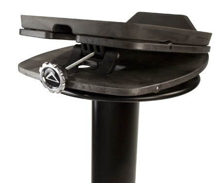 Ultimate Support MS-100B Studio Monitor Stand Pair, Black