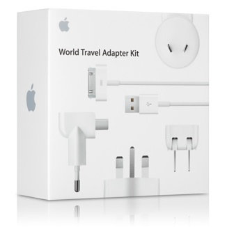 Apple World Travel Adapter Kit 7 AC Plugs For Worldwide Use With Select Apple Devices, MD837AM/A